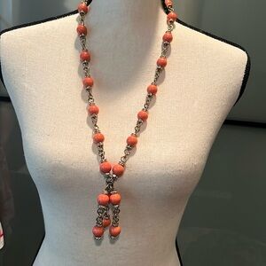 J.crew coral necklace